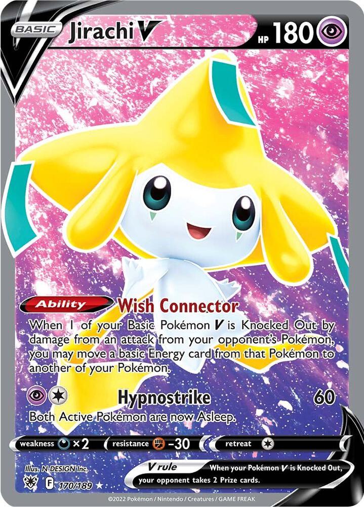 Jirachi V (Full Art) | SWSH10: Astral Radiance #170/189