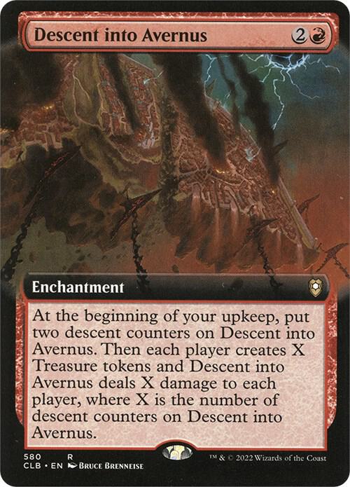 Descent into Avernus (Extended Art) | Commander Legends: Battle for Baldur's Gate #580
