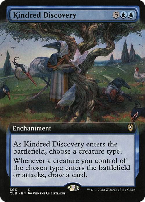 Kindred Discovery (Extended Art) | Commander Legends: Battle for Baldur's Gate #565