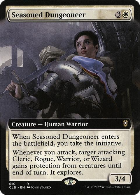 Seasoned Dungeoneer (Extended Art) | Commander Legends: Battle for Baldur's Gate #610