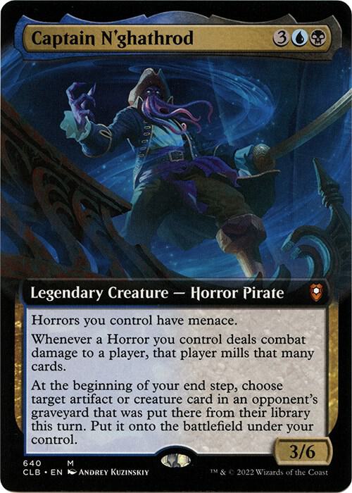 Captain N'ghathrod (Extended Art) | Commander Legends: Battle for Baldur's Gate #640