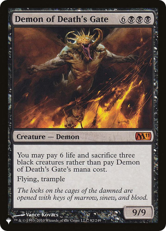 Demon of Death's Gate | The List Reprints #92/249