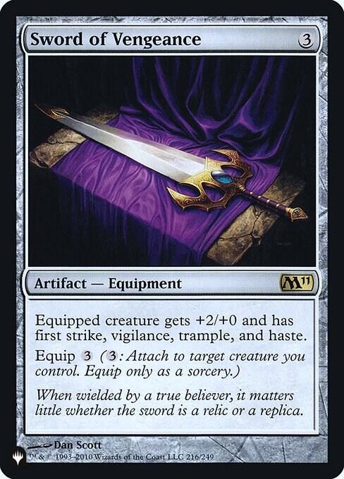 Sword of Vengeance | The List Reprints #216