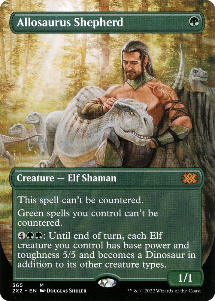 Allosaurus Shepherd (Borderless) | Double Masters 2022 #365