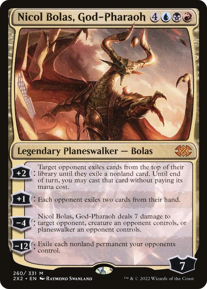 Nicol Bolas, God-Pharaoh | Double Masters 2022 #260