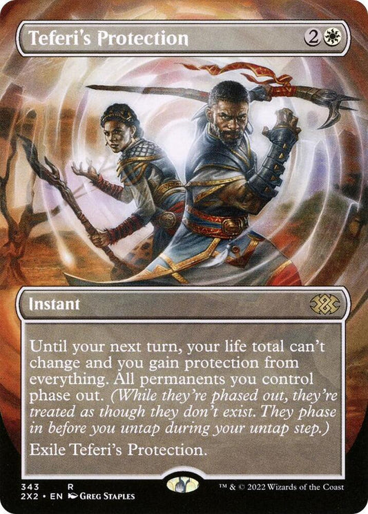 Teferi's Protection (Borderless) | Double Masters 2022 #343