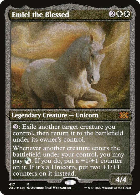 Emiel the Blessed (Foil Etched) | Double Masters 2022 #417