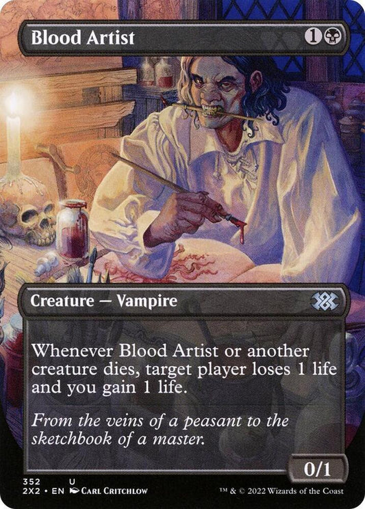 Blood Artist (Borderless) | Double Masters 2022 #352