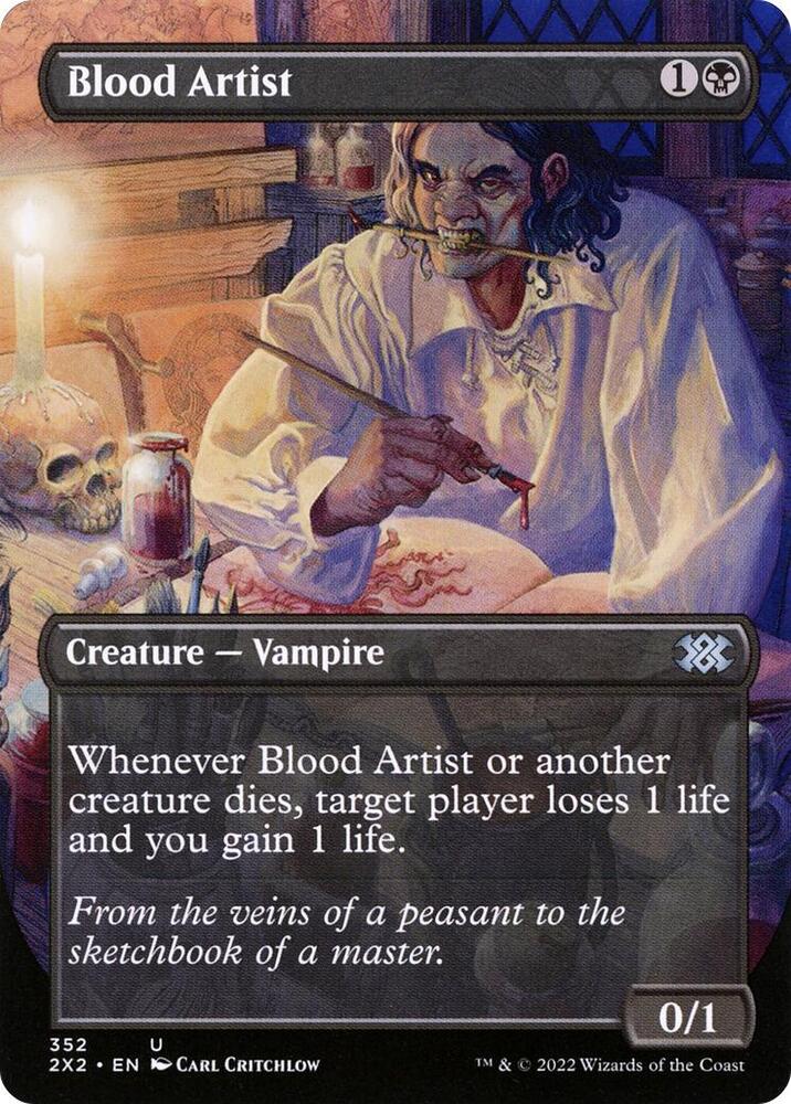 Blood Artist (Borderless) | Double Masters 2022 #352