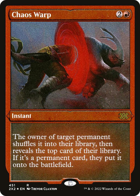 Chaos Warp (Foil Etched) | Double Masters 2022 #451