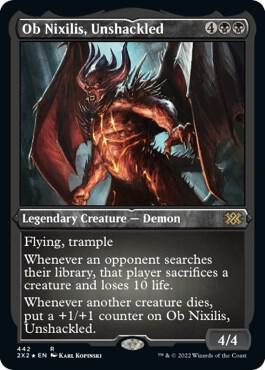 Ob Nixilis, Unshackled (Foil Etched) | Double Masters 2022 #442