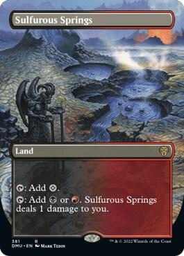 Sulfurous Springs (Borderless) | Dominaria United #381