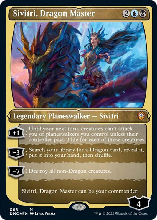 Sivitri, Dragon Master (Foil Etched) | Commander: Dominaria United #65