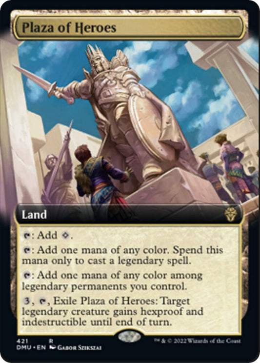 Plaza of Heroes (Extended Art) | Dominaria United #421