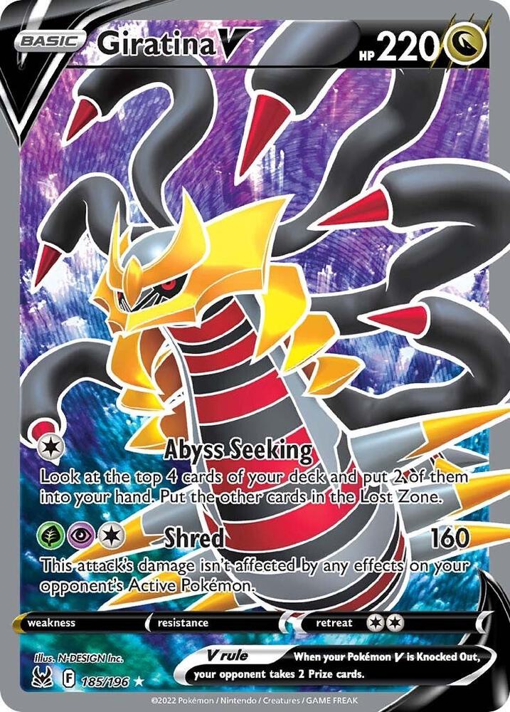 Giratina V (Full Art) | SWSH11: Lost Origin #185/196