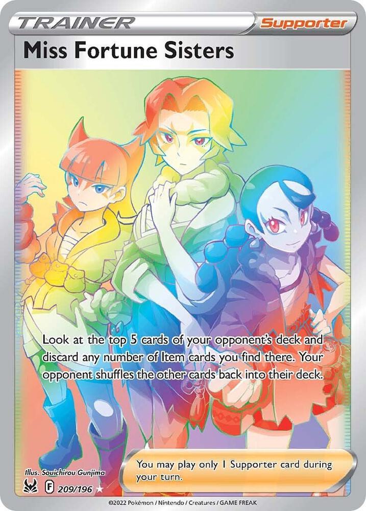 Miss Fortune Sisters (Secret) | SWSH11: Lost Origin #209/196
