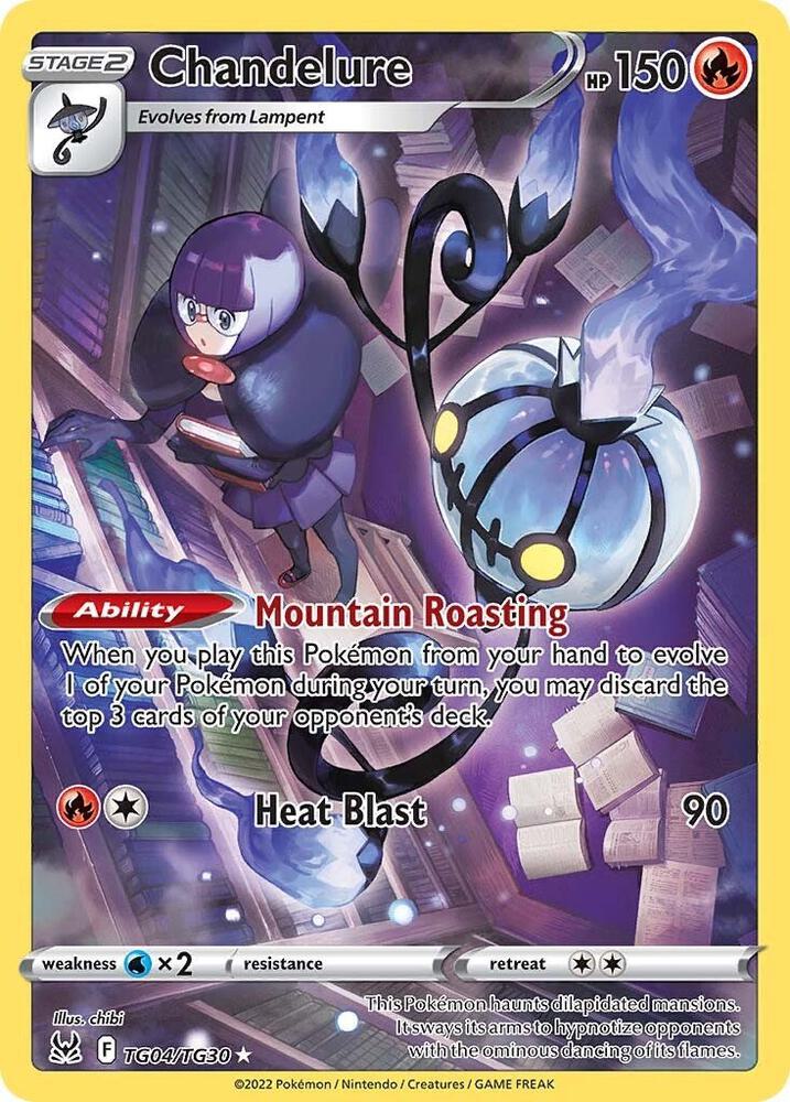Chandelure | SWSH11: Lost Origin Trainer Gallery #TG04/TG30