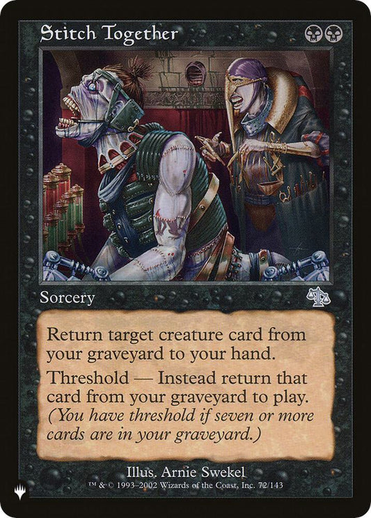 Stitch Together | The List Reprints #72/143
