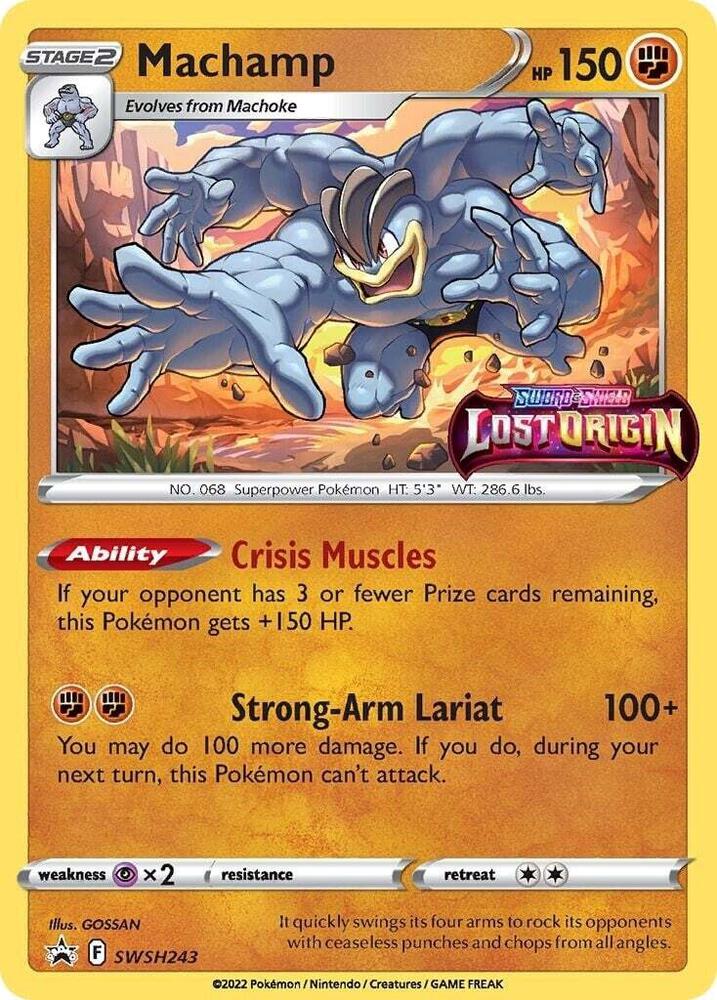 Machamp - SWSH243 (Prerelease) | SWSH: Sword & Shield Promo Cards #SWSH243