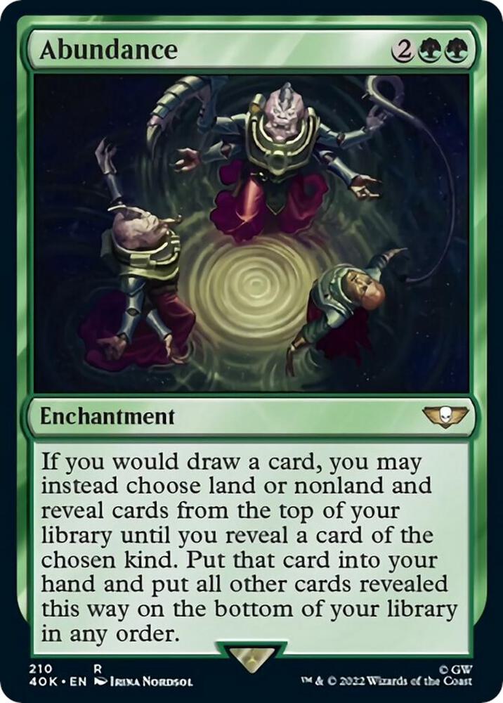 Abundance (Surge Foil) | Universes Beyond: Warhammer 40,000 #210