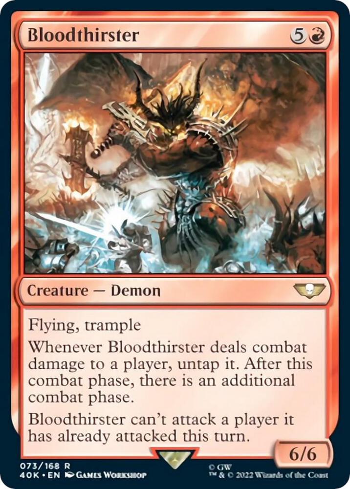 Bloodthirster (Surge Foil) | Universes Beyond: Warhammer 40,000 #73
