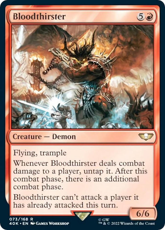 Bloodthirster (Surge Foil) | Universes Beyond: Warhammer 40,000 #73