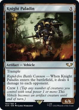 Knight Paladin (Surge Foil) | Universes Beyond: Warhammer 40,000 #160