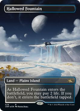 Hallowed Fountain (Borderless) (Galaxy Foil) | Unfinity #528