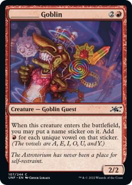 _____ Goblin | Unfinity #107