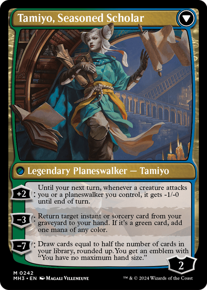 Tamiyo, Inquisitive Student // Tamiyo, Seasoned Scholar | Modern Horizons 3 #242