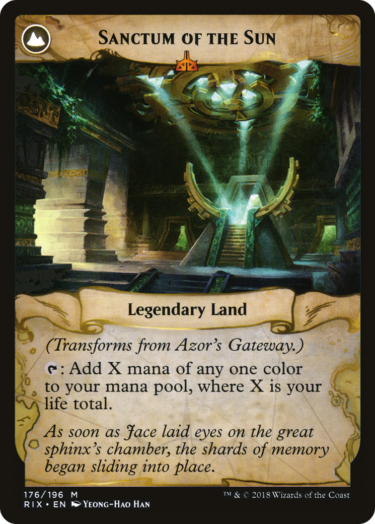 Azor's Gateway // Sanctum of the Sun | Rivals of Ixalan #176