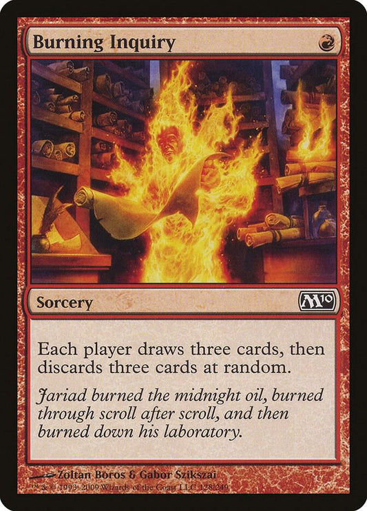 Burning Inquiry | Magic 2010 (M10) #128