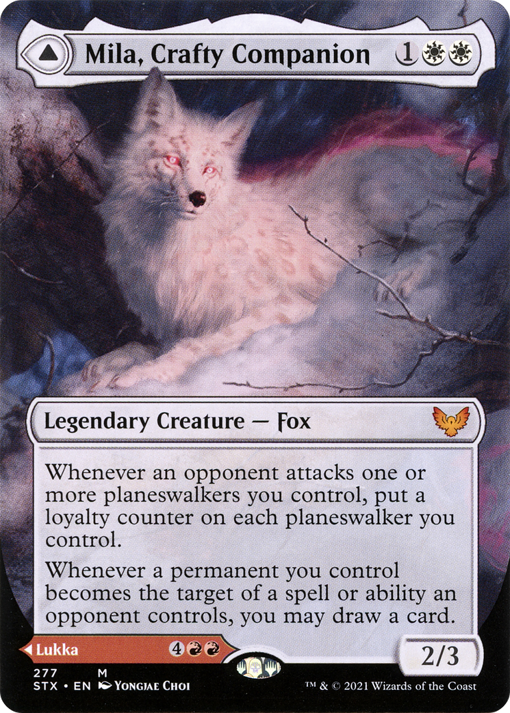Mila, Crafty Companion // Lukka, Wayward Bonder | Strixhaven: School of Mages #277