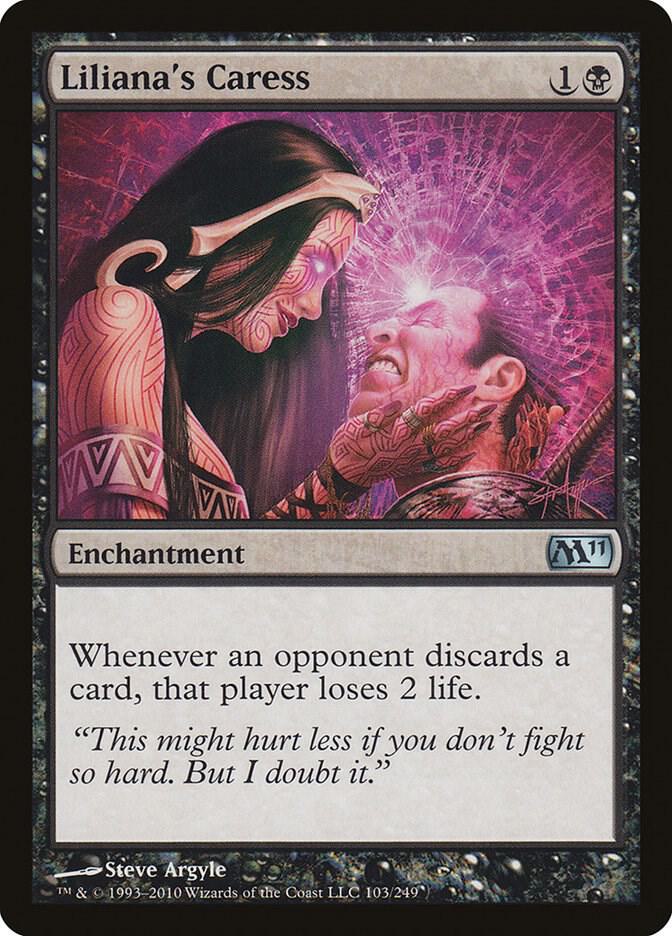Liliana's Caress | Magic 2011 (M11) #103