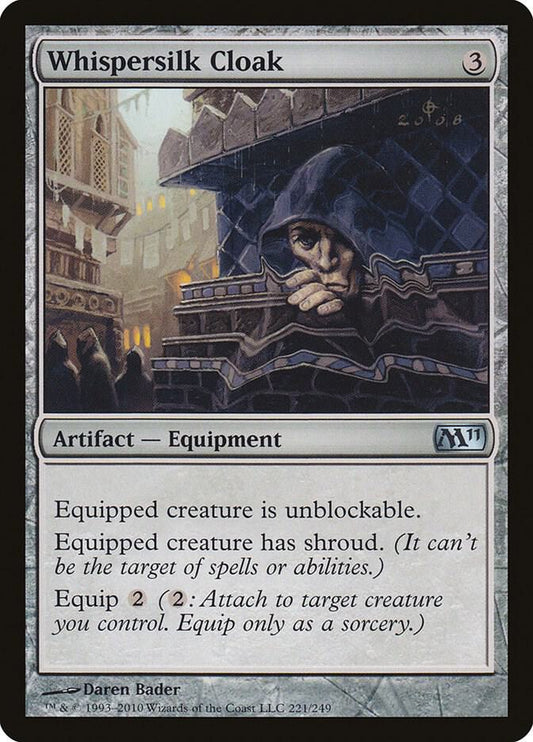 Whispersilk Cloak | Magic 2011 (M11) #221
