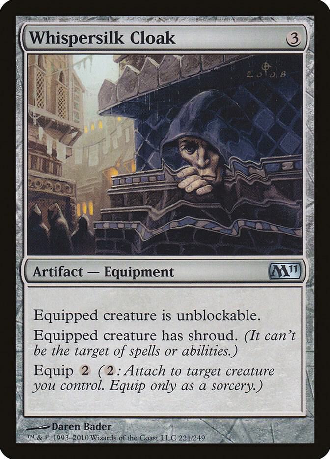 Whispersilk Cloak | Magic 2011 (M11) #221