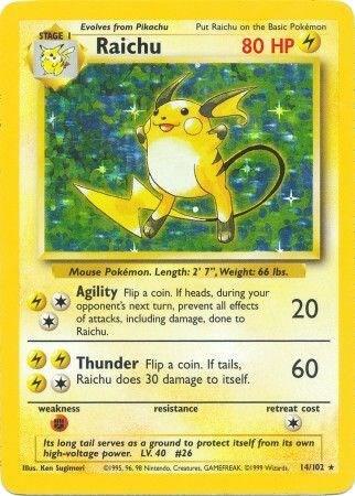 Raichu | Base Set #014/102