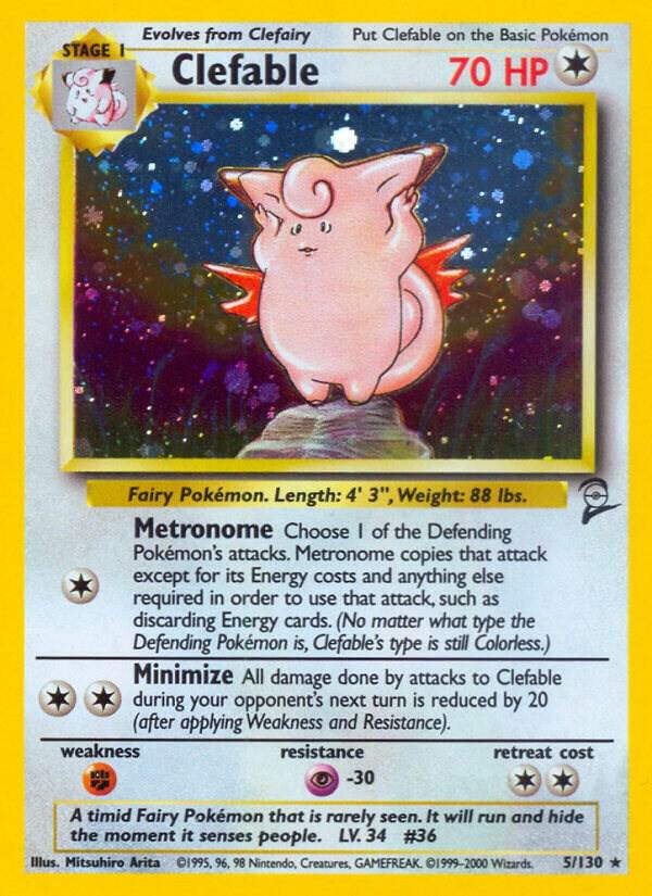 Clefable | Base Set 2 #005/130