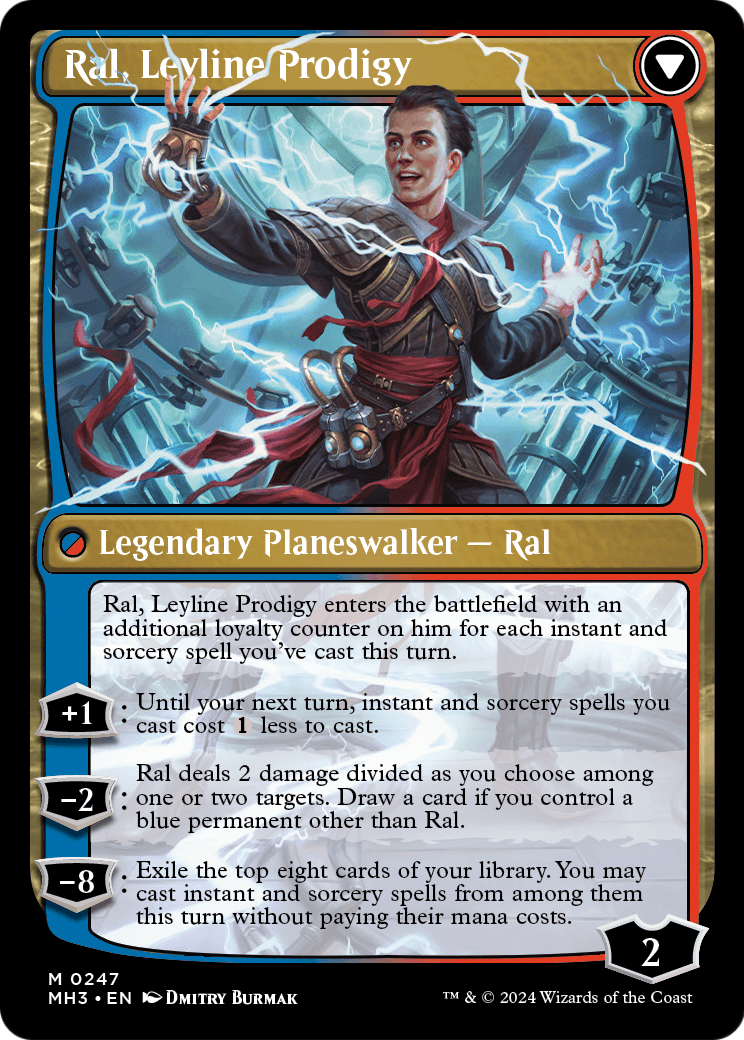 Ral, Monsoon Mage // Ral, Leyline Prodigy | Modern Horizons 3 #247