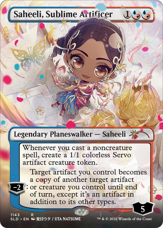 Saheeli, Sublime Artificer (Borderless) | Secret Lair Drop Series #1143