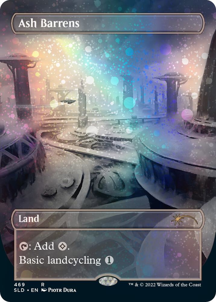 Ash Barrens (Borderless) (Galaxy Foil) | Secret Lair Drop Series #469