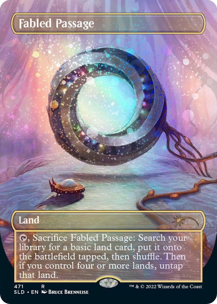 Fabled Passage (Borderless) (Galaxy Foil) | Secret Lair Drop Series #471