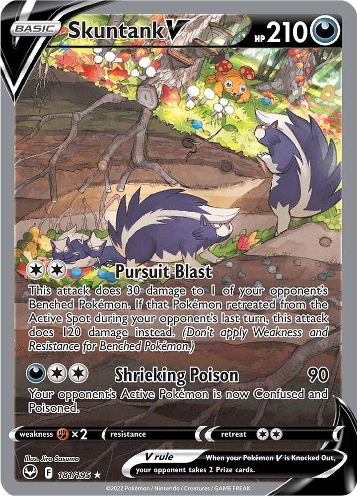 Skuntank V (Alternate Full Art) | SWSH12: Silver Tempest #181/195