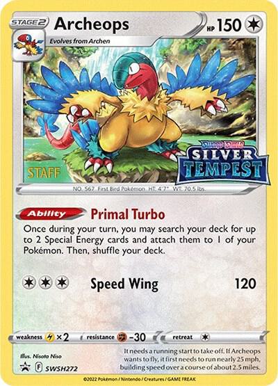 Archeops - SWSH272 (Prerelease) [STAFF] | SWSH: Sword & Shield Promo Cards #SWSH272