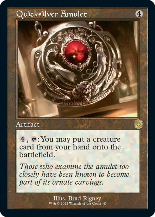 Quicksilver Amulet | The Brothers' War: Retro Frame Artifacts #45
