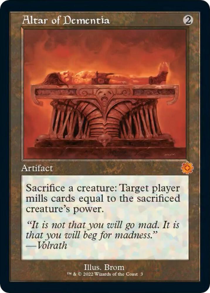 Altar of Dementia | The Brothers' War: Retro Frame Artifacts #3