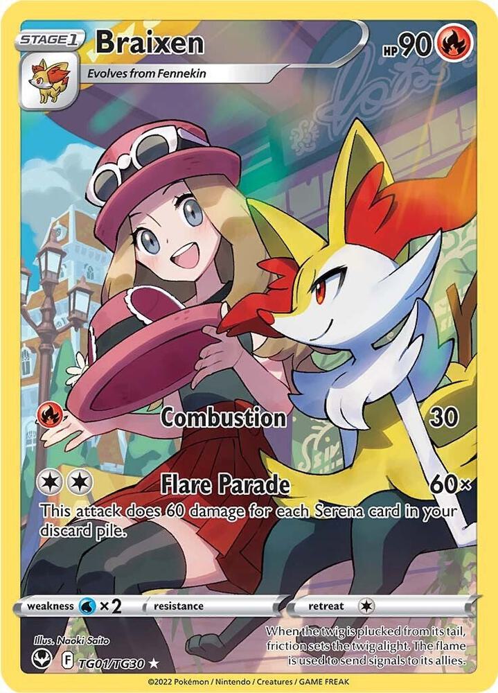 Braixen | SWSH12: Silver Tempest Trainer Gallery #TG01/TG30