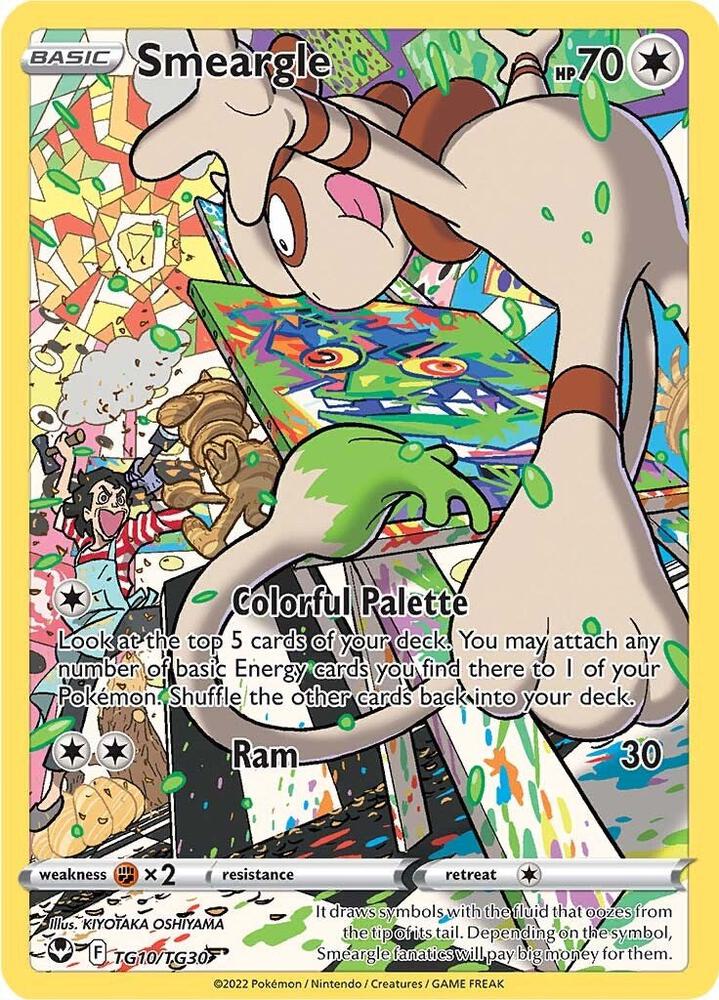 Smeargle | SWSH12: Silver Tempest Trainer Gallery #TG10/TG30