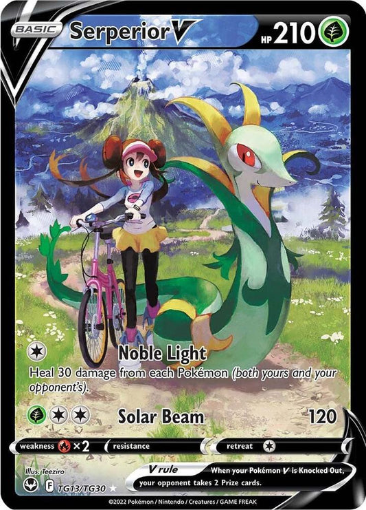 Serperior V | SWSH12: Silver Tempest Trainer Gallery #TG13/TG30