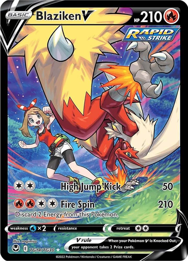 Blaziken V | SWSH12: Silver Tempest Trainer Gallery #TG14/TG30